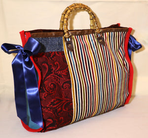 Borsa  rettangolare patchwork