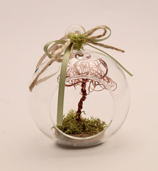 Albero della vita in sfera di vetro