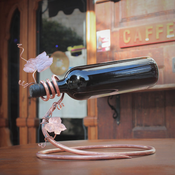 QUARTIERI HOME Portabottiglie Arte in Rame