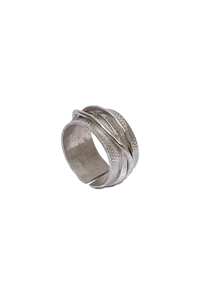 QUARTIERI Essentials Anello Argento 925 Regolabile