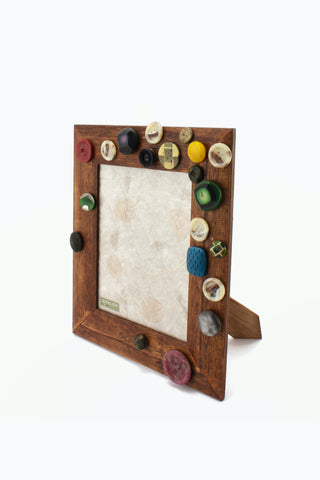 QUARTIERI Cornice in legno vintage verticale 16x20cm