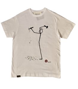 QUARTIERI T-Shirt con martello e scalpello