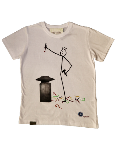 QUARTIERI T-Shirt con martello e incudine