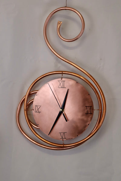 QUARTIERI Orologio a muro in rame