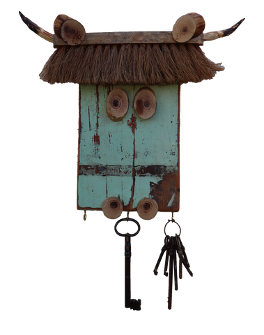 QUARTIERI scultura da muro in legno