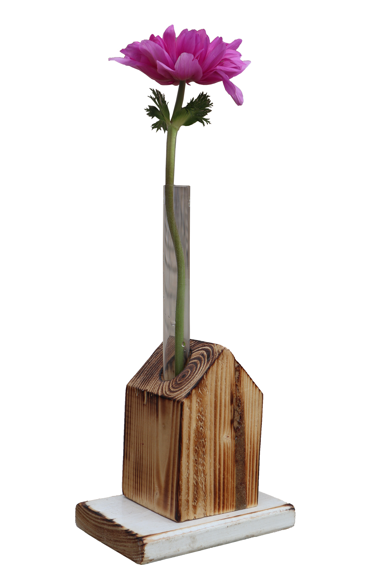 Casetta in legno colorata monofiore