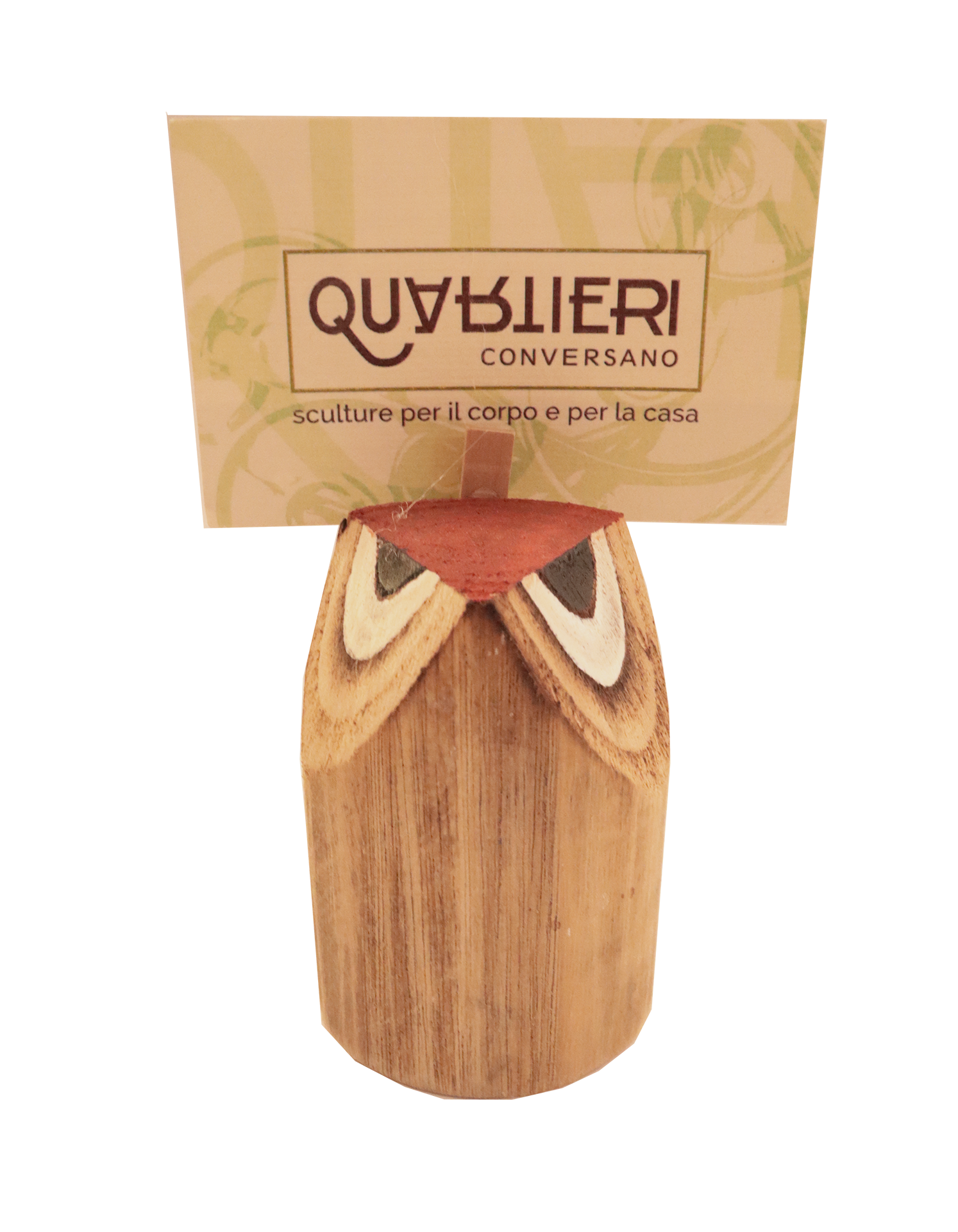 QUARTIERI Gufetti in legno di castagno diverse dimensioni