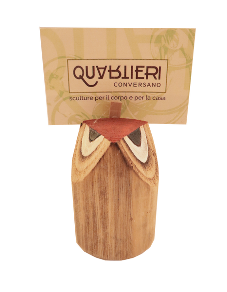 QUARTIERI Gufetti in legno di castagno diverse dimensioni