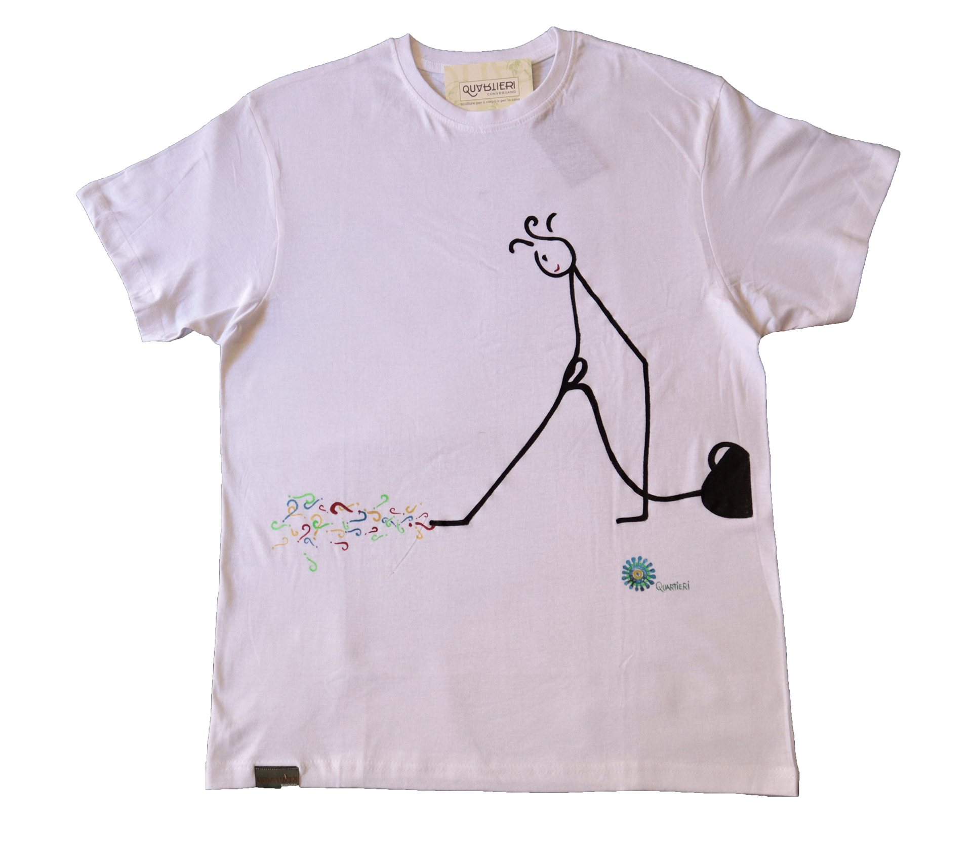 QUARTIERI T-shirt Con Punti interrogativi