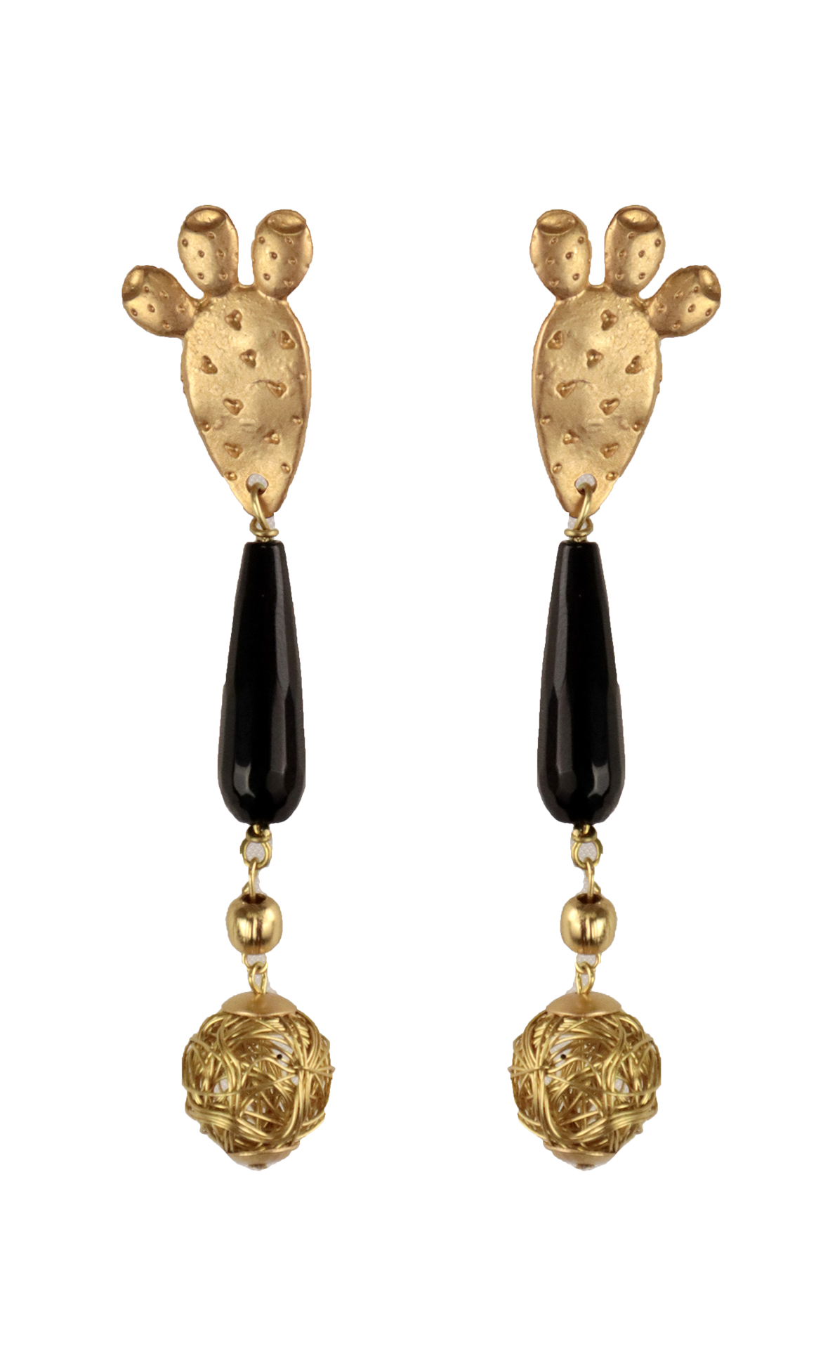 QUARTIERI Orecchini a forma di fico d'India