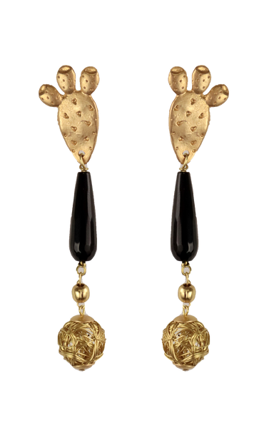 QUARTIERI Orecchini a forma di fico d'India